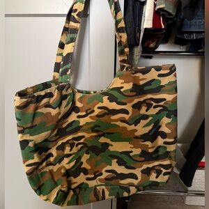 Camo tote bag